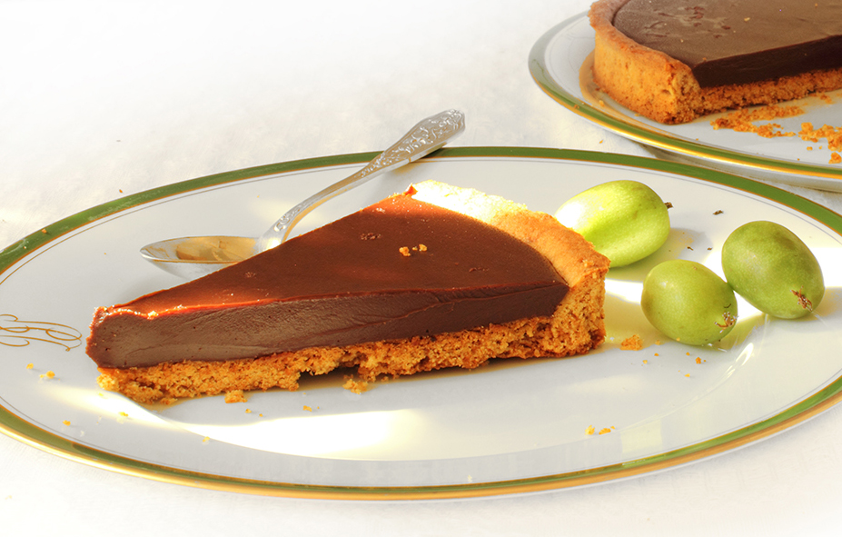 Tarte chocolat pain d'épices